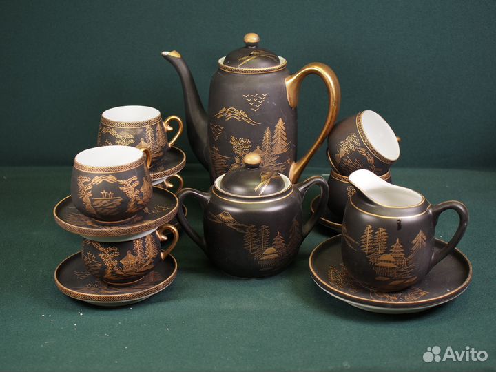 Сервиз кофейный фарфоровый. Япония