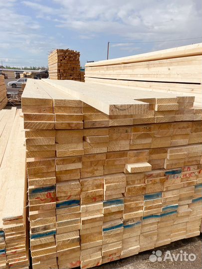 Брус обрезной 100х150х6000мм 1 сорт ГОСТ