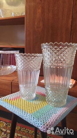 Ваза хрустальная