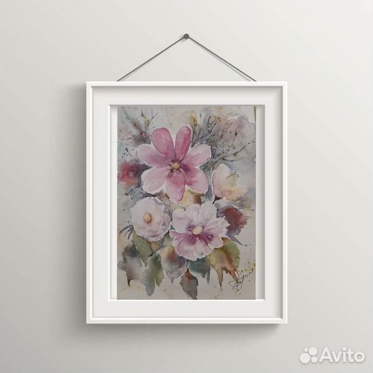 Картины акварелью, А5, авторские работы