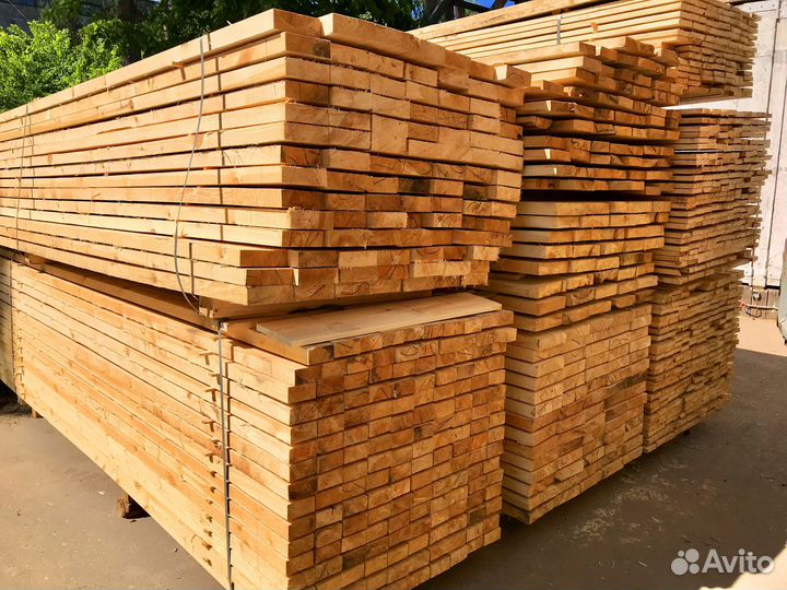 Доска строганная 45х90х6000мм, сосна