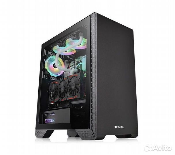 Компьютерный корпус Thermaltake S300 TG, черный