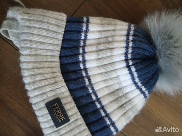 Шапка зимняя мальчик 4,5,6 лет