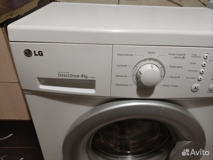 Стиральная машина LG на 4 кг узкая