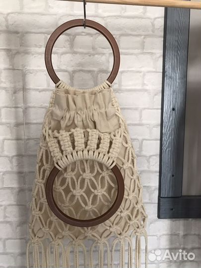 Сумка Авоська макраме