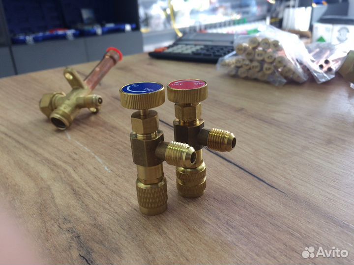 Вентиль для заправки фреона (2шт)