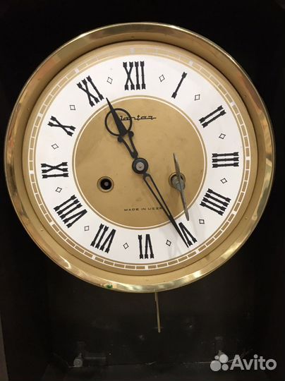 Часы янтарь с боем СССР