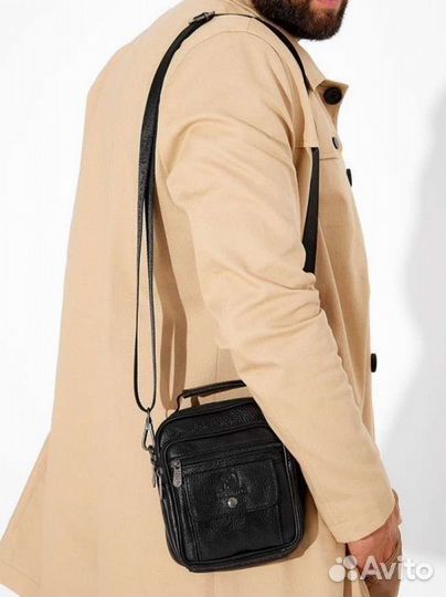 Мужская кожаная сумка