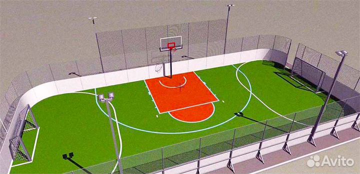 Спортивная площадка для взрослых и детей