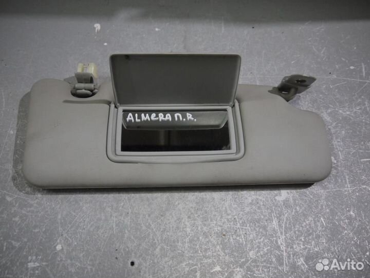 Козырек солнцезащитный правый Almera