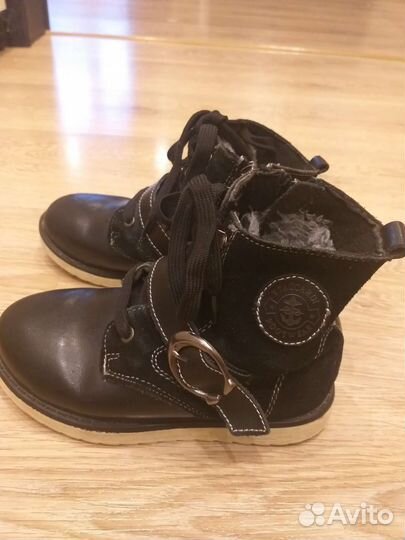 Натуральные зимние ботинки
