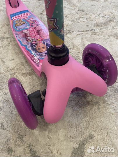Самокат детский барби новый
