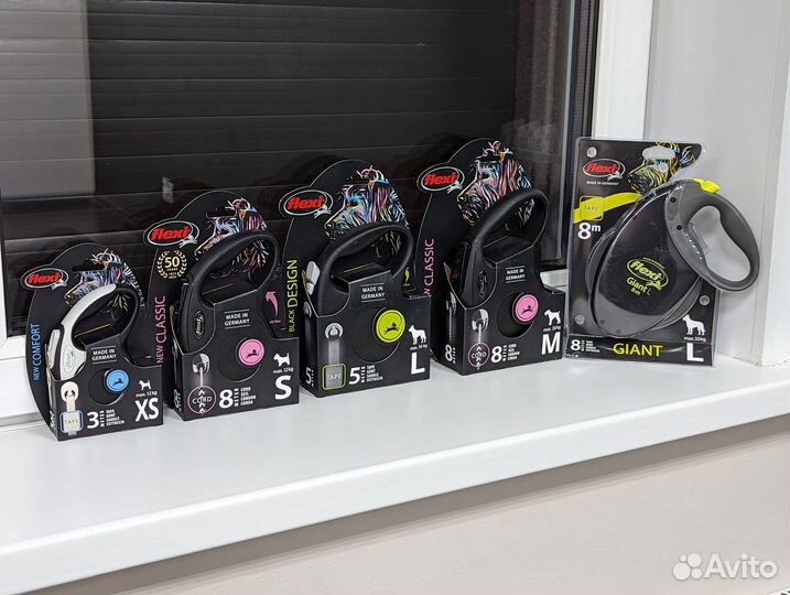 Поводки Flexi в ассортименте и под заказ