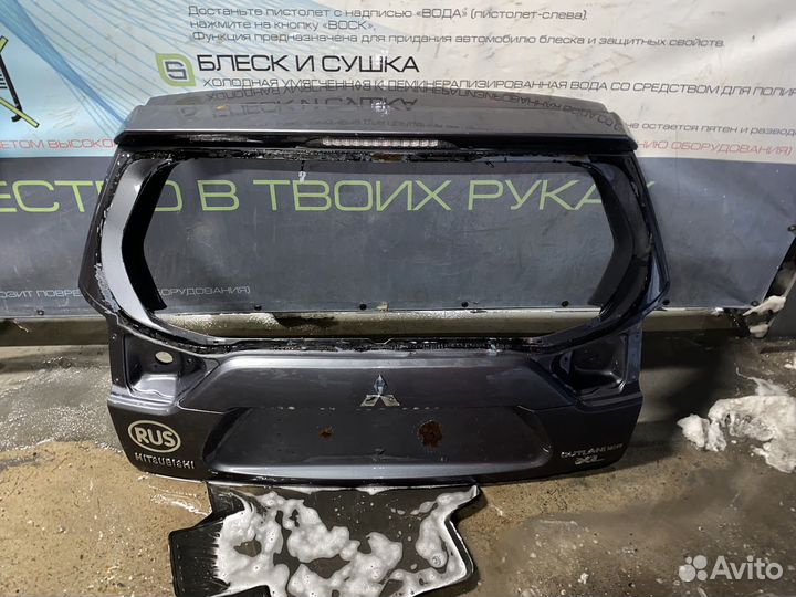 Крышка багажника mitsubishi outlander xl