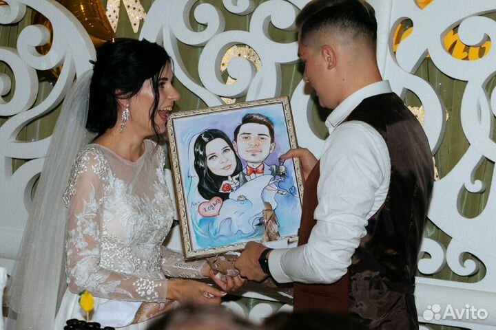 Портреты и шаржи по фото