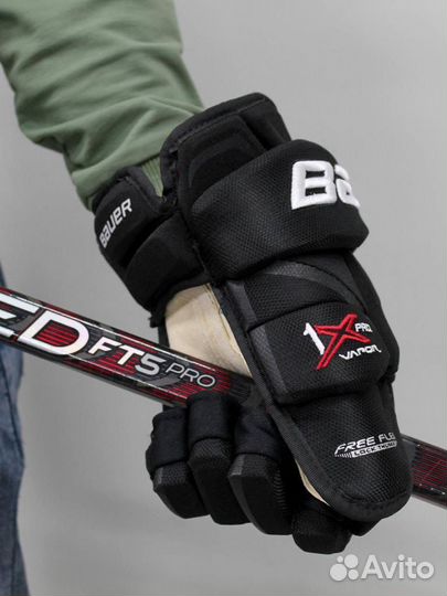Перчатки хоккейные bauer 1x pro