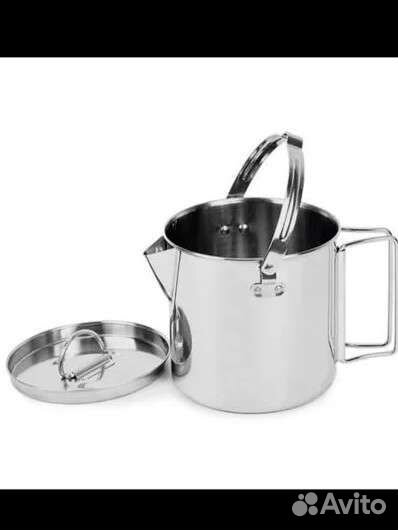 Новый котелок-чайник для кемпинга 1,2 литра