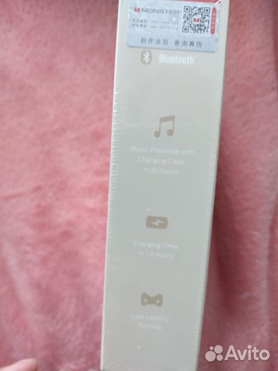 Беспроводные наушники Monster xkt16 новые