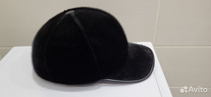 Мужской головной убор кепка из меха нерпы