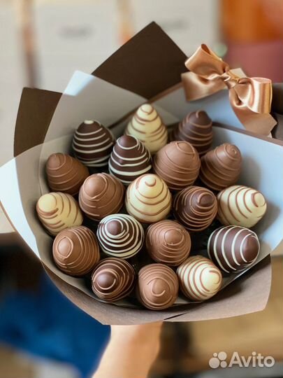 Букет из клубники в шоколаде