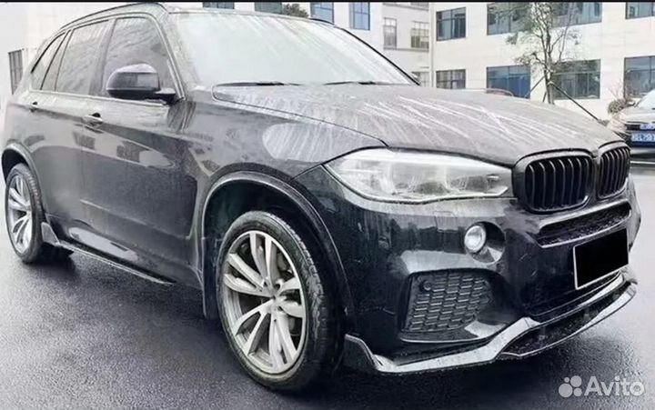 Сплиттер на передний бампер на bmw x5 f15