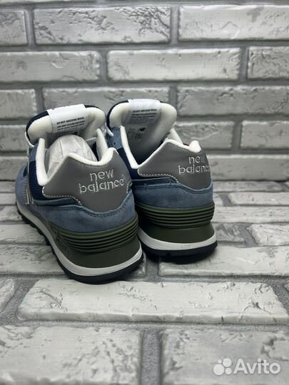 Кроссовки мужские new balance 574 blue 41/46