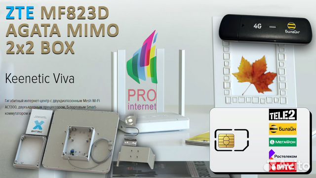 Роутер keenetic Viva ZTE MF823 agata BOX