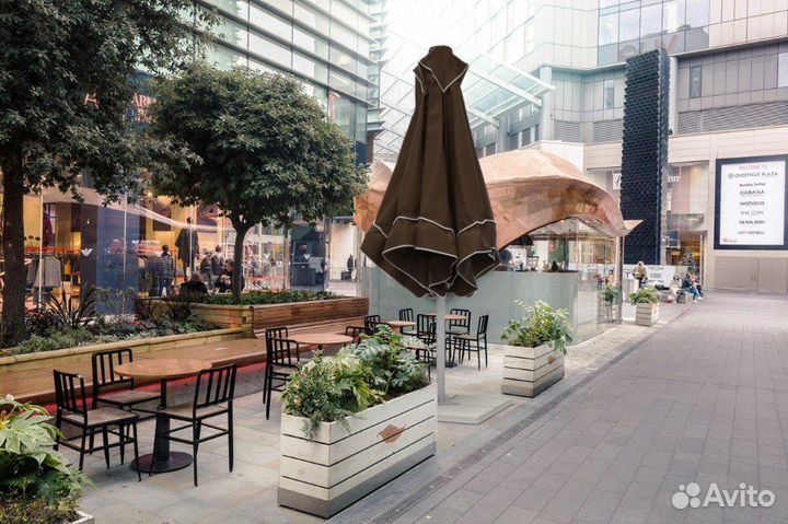 Уличный зонт для кафе 3*3