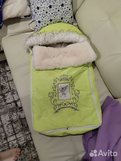 Зимний конверт в коляску