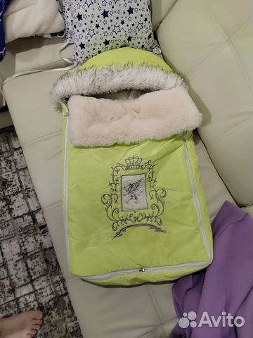 Зимний конверт в коляску