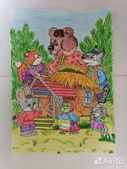 Делаю поделки и рисунки для детей