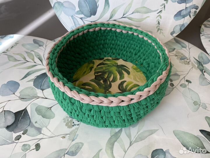 Корзина плетеная ручной работы