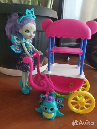 Кукла Enchantimals с тележкой. Можно отдельно