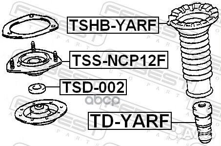 Tssncp12F опора переднего амортизатора Toyota