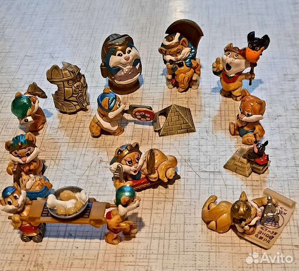 Игрушки из киндер сюрприза 90х коллекции