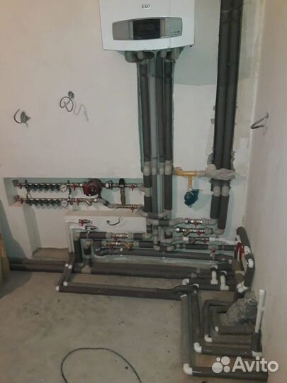 Монтаж систем отопления водоснабжения канализации