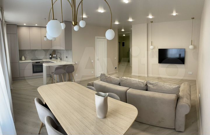 3-к. квартира, 86,3 м², 8/8 эт.