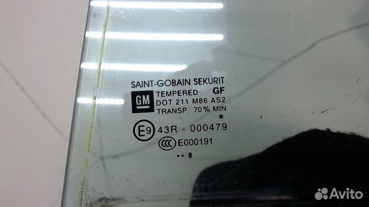 Стекло форточки двери Opel Corsa D, 2008