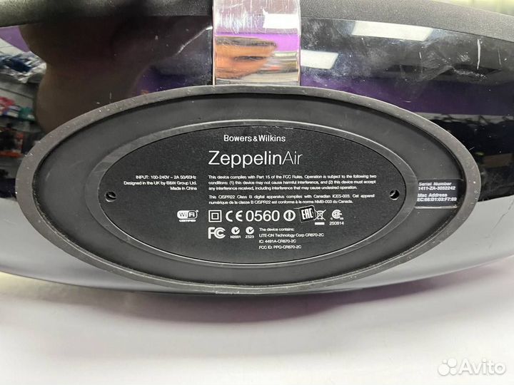 Колонка Bowers & Wilkins Zeppelin Air