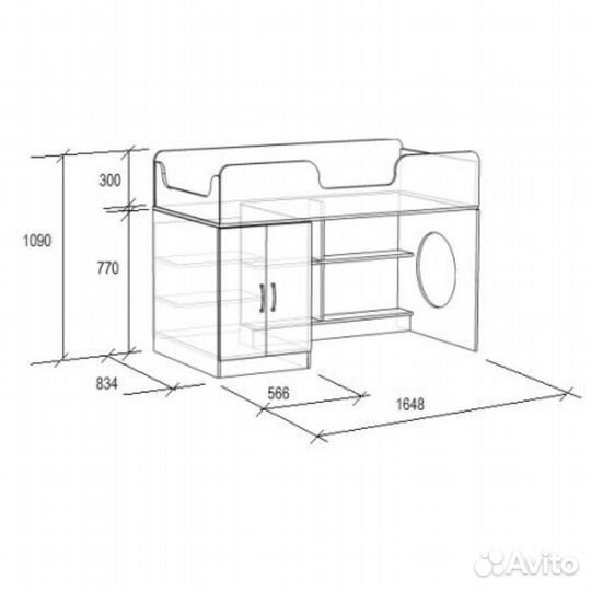Детская кровать-чердак