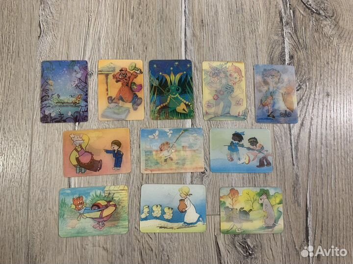 Переливающиеся календарики СССР