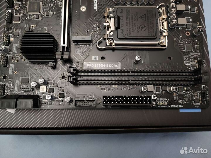 Материнская плата MSI pro b760m-e ddr4 новая