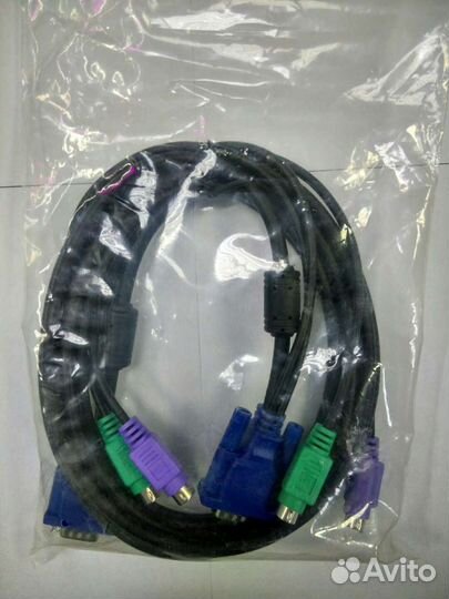 KVM кабель. новый. Торг