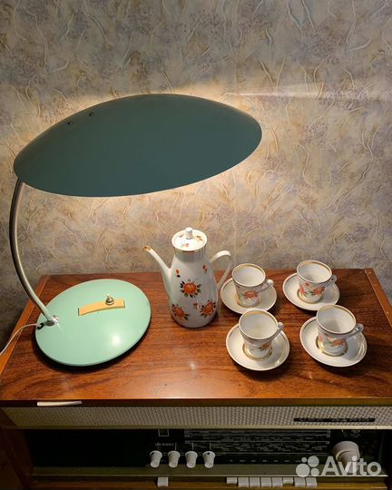 Сервиз кофейный, с росписью