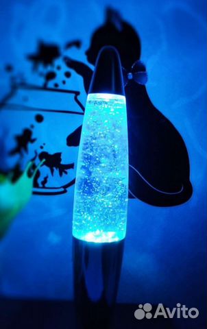 Ночник, светильник с блёстками, новый
