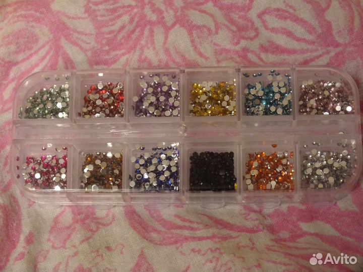 Наклейки для ногтей, камушки лаки Блюскай