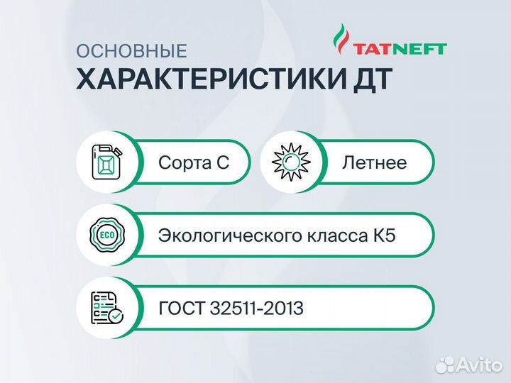 Дт Летнее ГОСТ 2000 литров