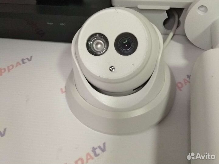 10 камер видеонаблюдения с микрофоном 4Мп Dahua