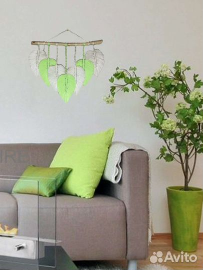 Настенное панно макраме. Стиль бохо