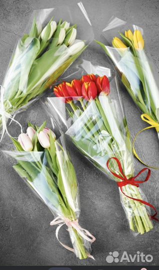 Букеты из тюльпанов к 8 марта